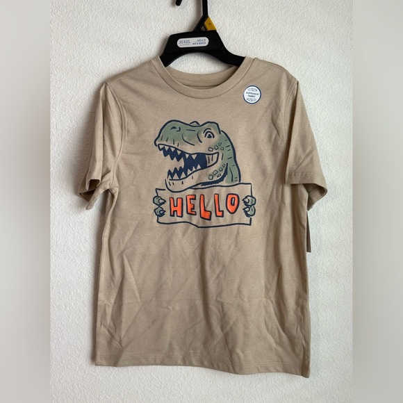 Garanimals Tan Dinosaur Tee - Short Sleeve soft touch fabric size 10-NWT - Picture 3 of 3